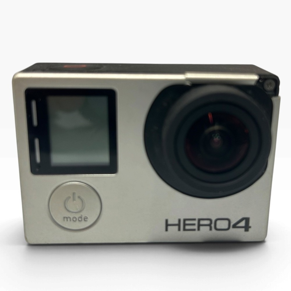 GoPro Hero 4 Silver Action Camera Touchscreen Untested For Parts Repair